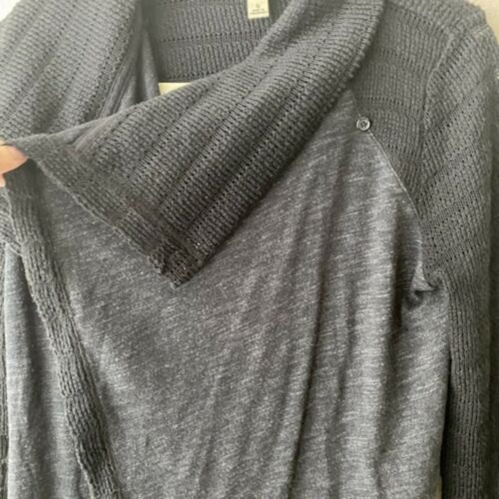 Lucky Brand Womens Waterfall Open Front Cardigan size S G4 - Picture 4 of 6